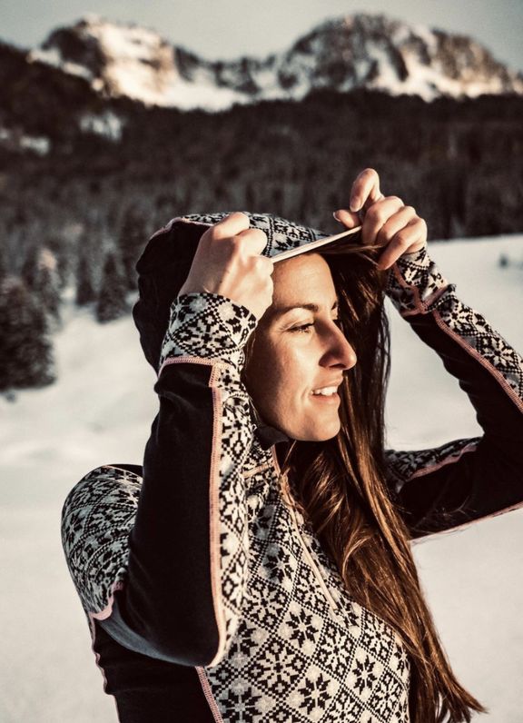 Estelle Peretto ski rando yoga