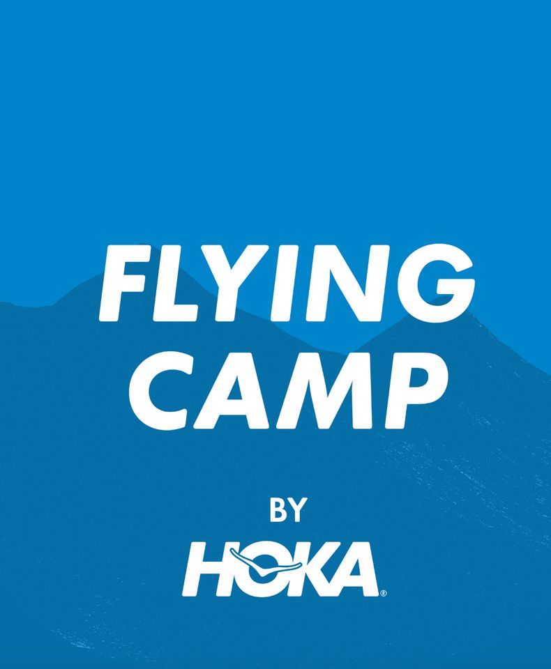 Top Trail Hoka flying camp logo