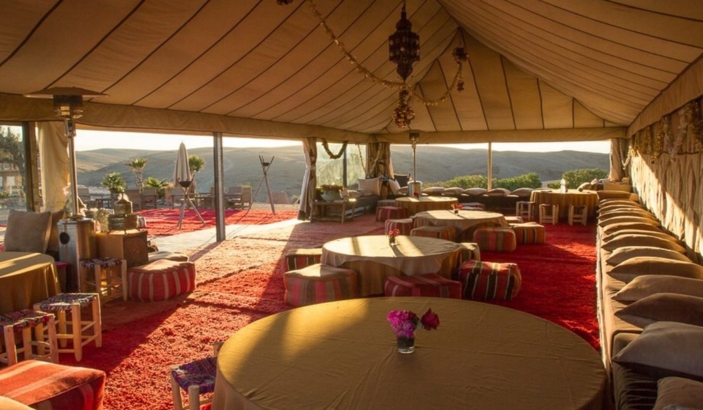 Galerie paysage tentes berbères maroc 6