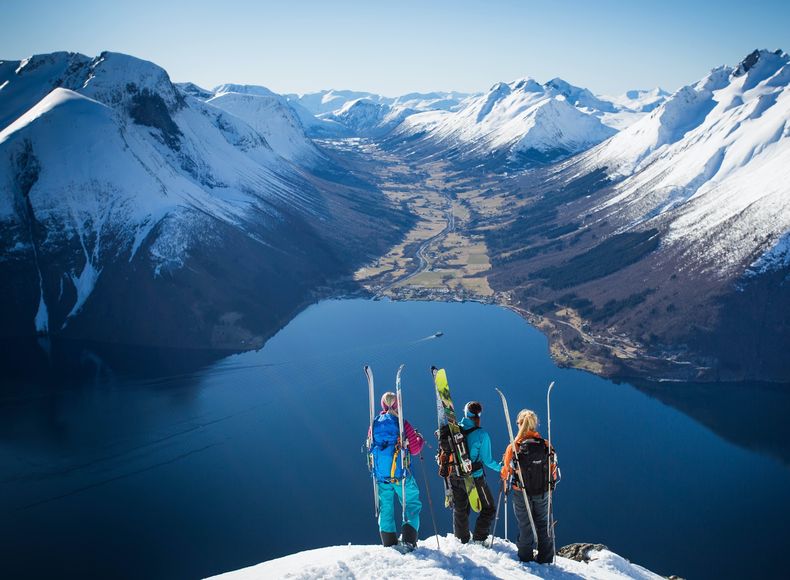 Vignette ski de randonnée uteguiden norvège