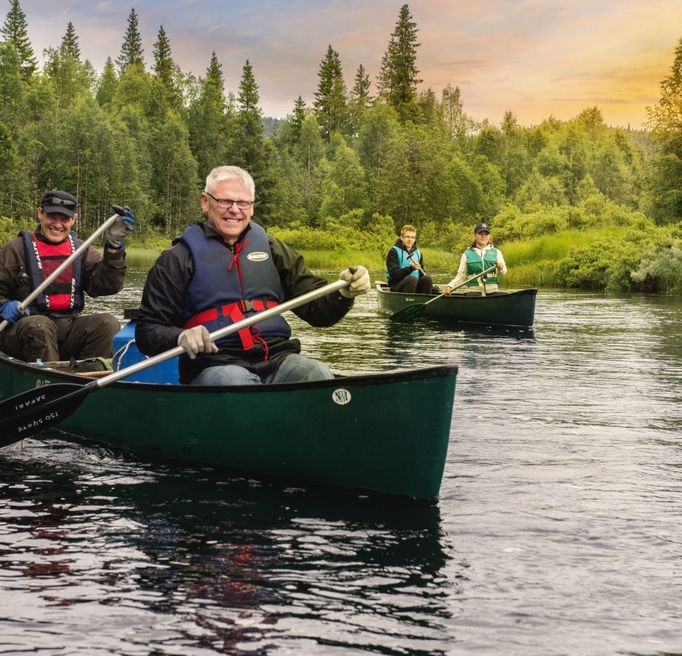 Programme canoe laponie