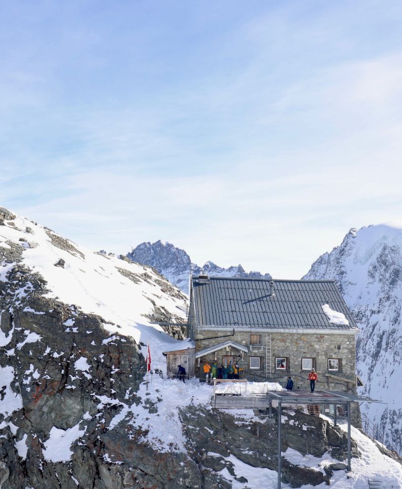 Galerie refuge chamonix zermatt cabane des vignettes