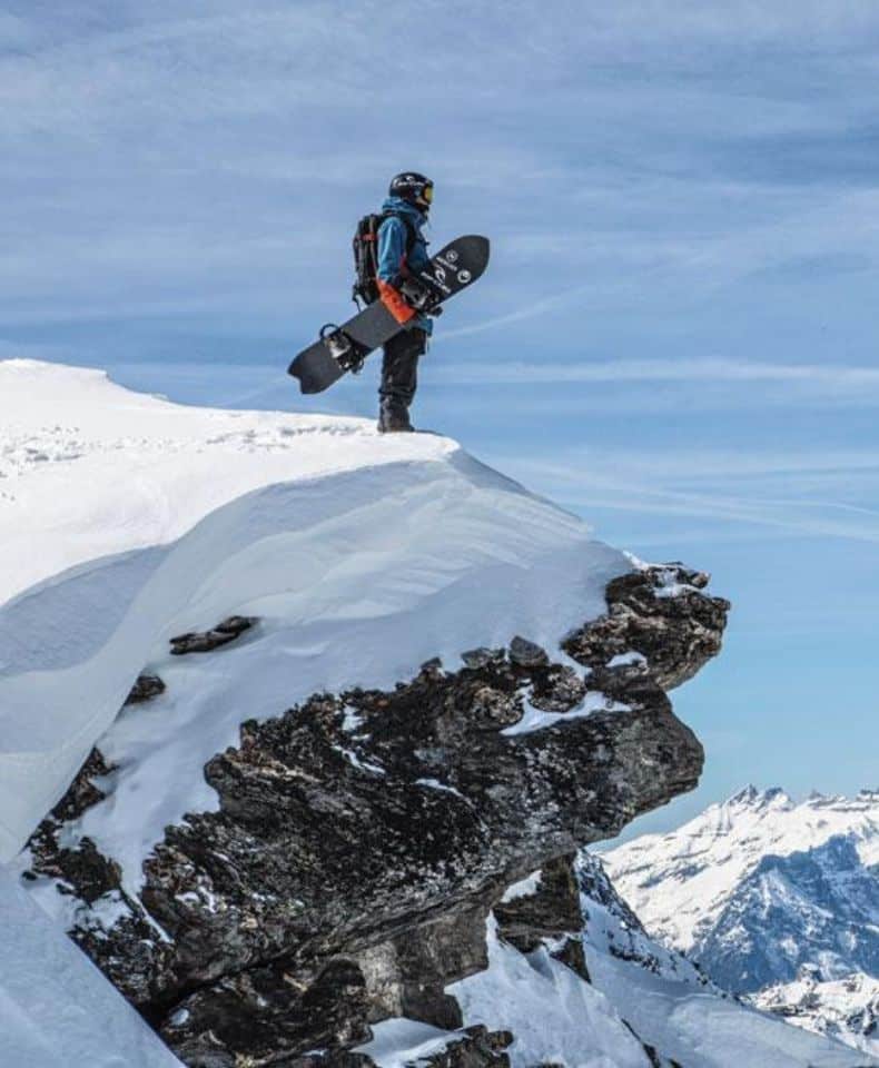Top Snowboard Freeride Emilien Badoux Verbier