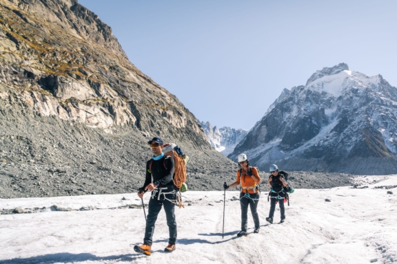 Mountaineering holidays with mountain guide