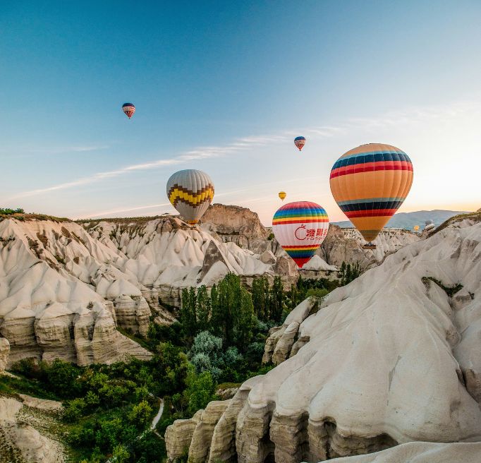 Cappadocia hot-air balloon mountain bike program