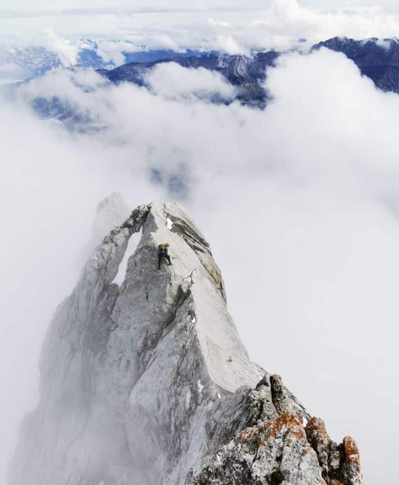 Galerie Escalade Alpinisme sur crêtes Aravis Grand Bornand