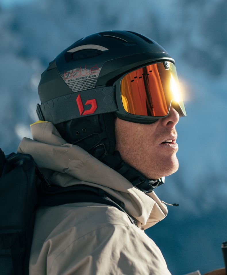 Top Bollé ski masque et lunettes freeride sam favret