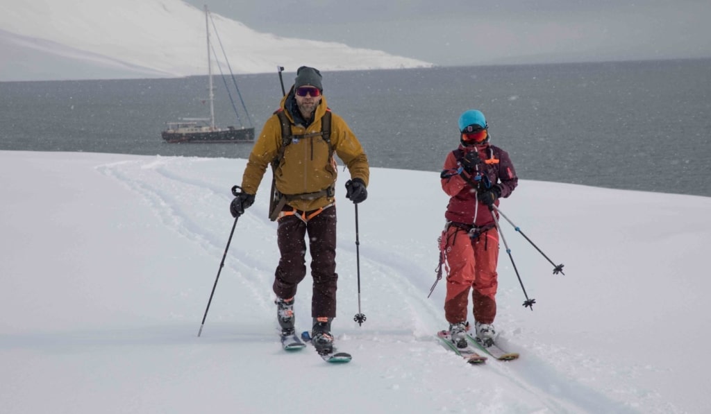 galerie h - Ski et voilier expedition aventure svalbard spitzberg avec masque Bollé
